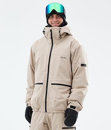 Vertex Ski Jacket Men Sand