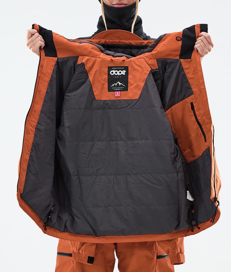 Vertex W Chaqueta Snowboard Mujer Burned Orange, Imagen 8 de 8