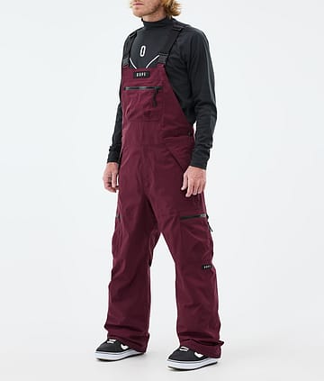 Vertex Pantalones Snowboard Hombre Burgundy