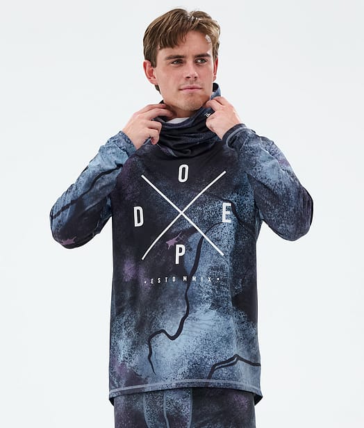 Snuggle ベースレイヤートップ メンズ 2X-Up Jungle Purple