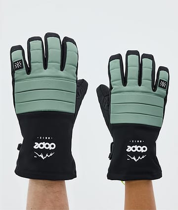 Ace Ski Gloves Faded Green