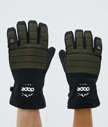 Ace Ski Gloves Olive Green