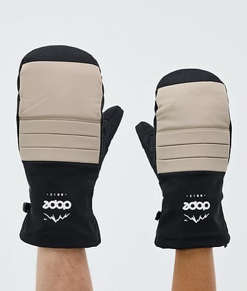 Ace Snow Mittens Sand