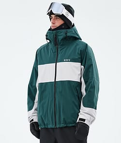 Spartan Snowboard Jacket Bottle Green/Light Grey