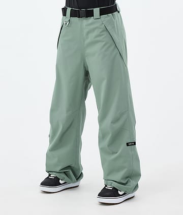 Big W Pantalones Snowboard Mujer Faded Green