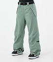 Dope Big W Snowboard Pants Women Faded Green