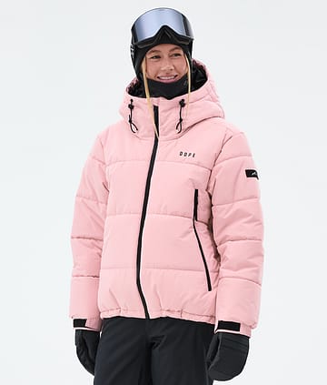 Dope Snow Puffer W Full Zip Snowboard Jacket Women Soft Pink