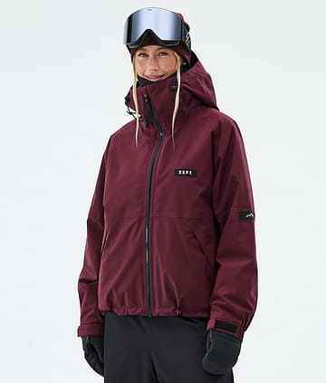 Spartan W Snowboard Jacket Women Burgundy