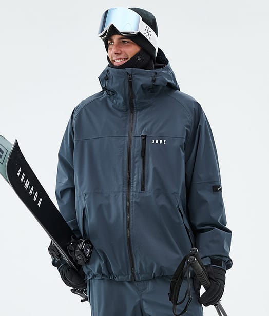 Apex Ski Jacket Men Metal Blue