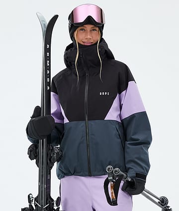 Spartan W Ski Jacket Women Sport Black/Faded Violet/Metal Blue