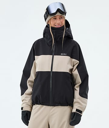 Spartan W Snowboard Jacket Women Stripe Black/Sand