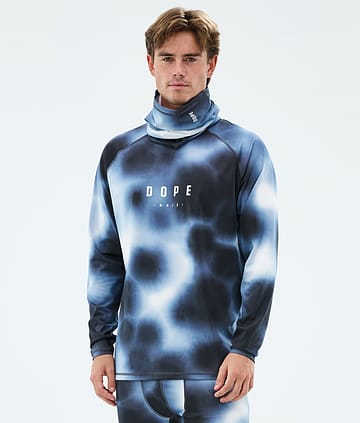 Snuggle Base Layer Top Men MMIX Dark Blue Tiedye