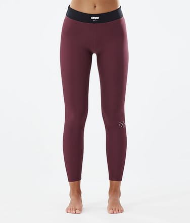 Snuggle W Legginsy Termoaktywne Kobiety 2X-Up Burgundy