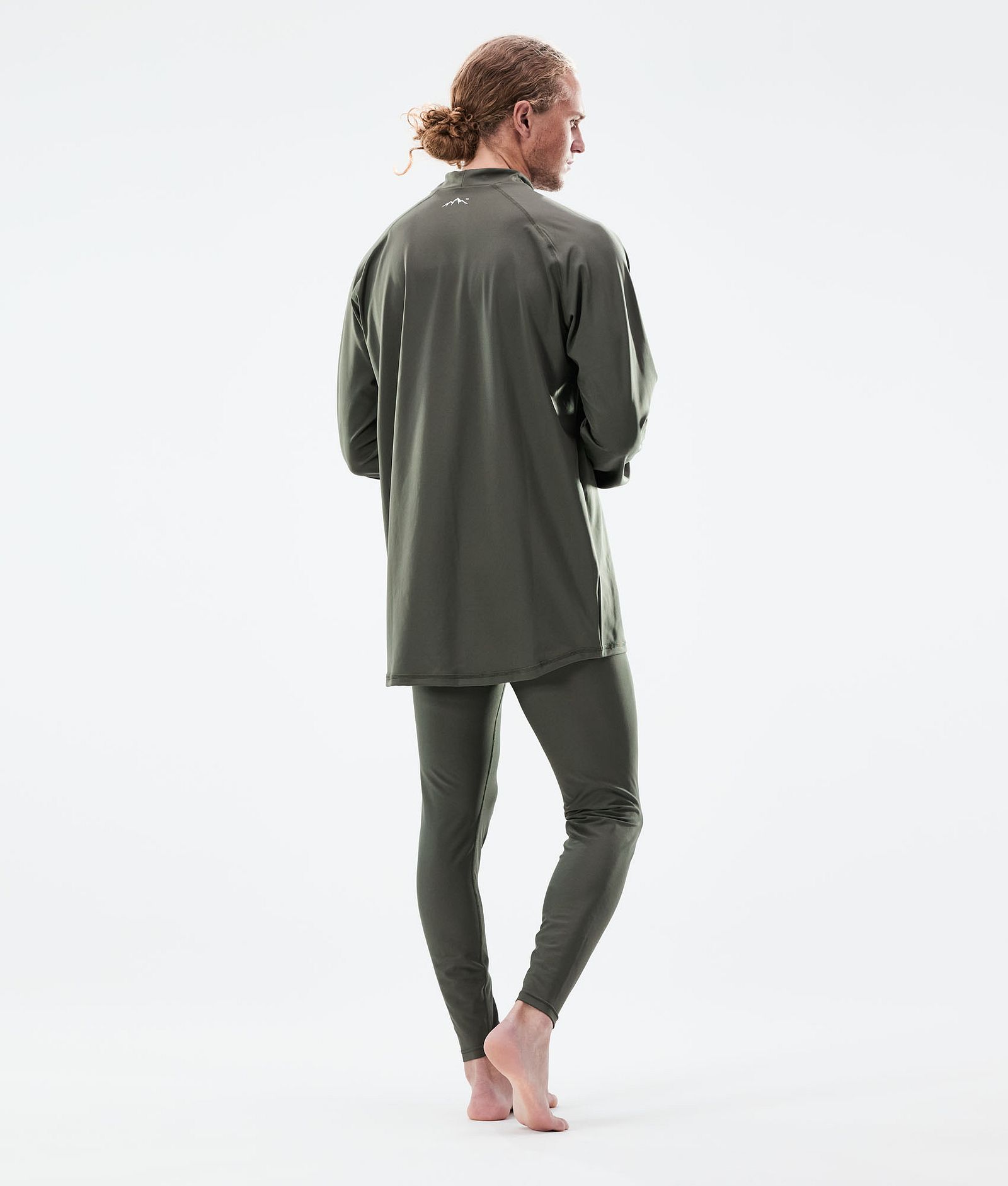 Snuggle Top Termiczny Mężczyźni 2X-Up Olive Green, Zdjęcie 4 z 6