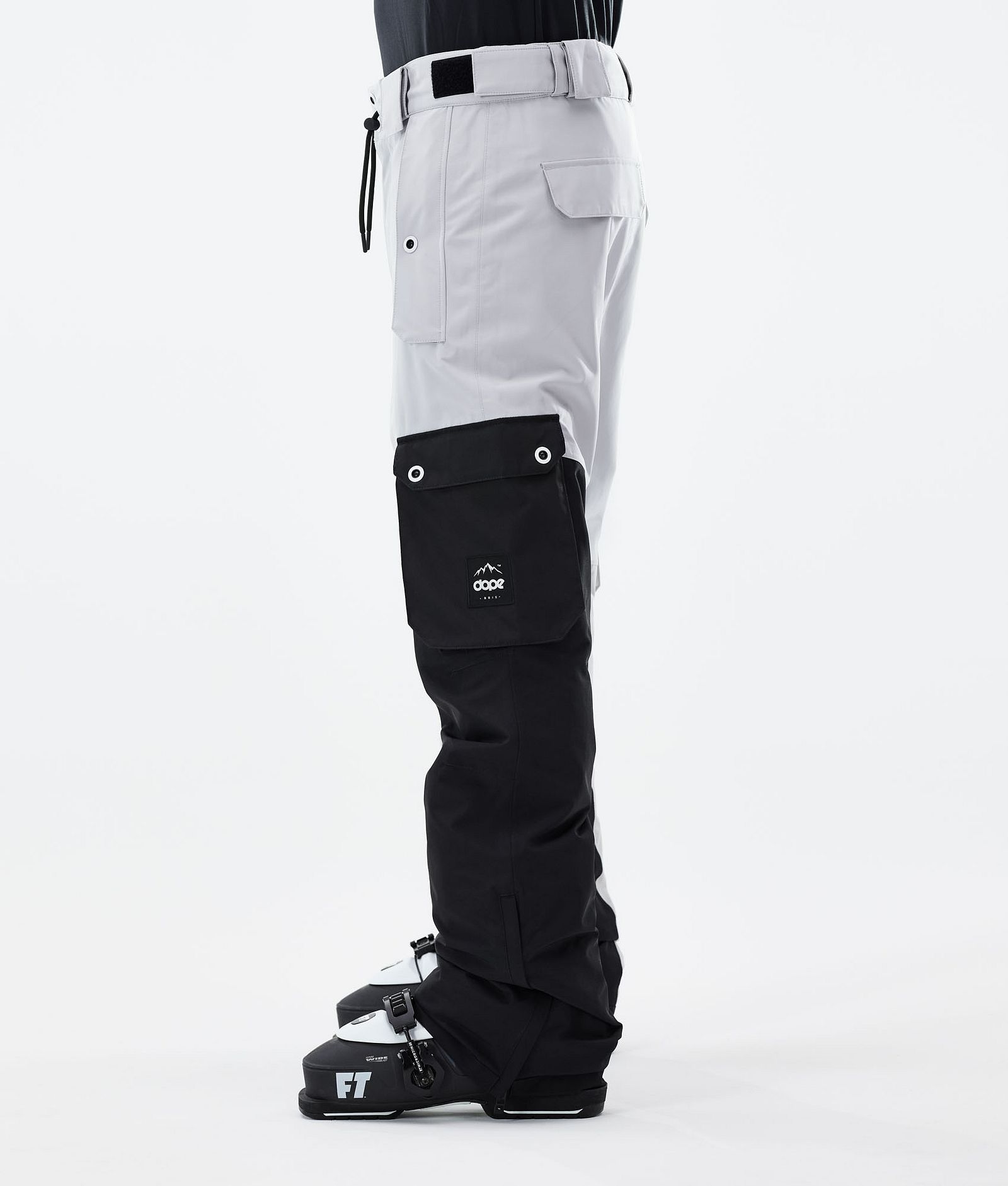 Adept 2021 Ski Pants Men Light Grey/Black, Image 2 of 6