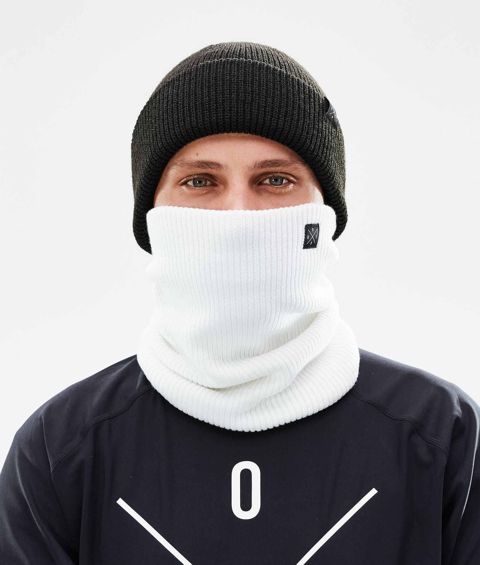 2X-UP Knitted Facemask White, Image 2 of 3