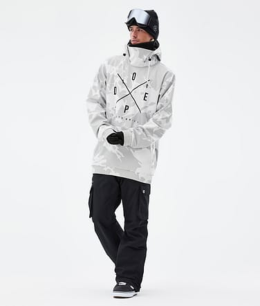 Yeti Snowboard Outfit Men Grey Camo/Black