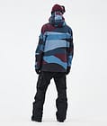 Adept Ski Outfit Men Shards Burgundy Blue/Blackout, Image 2 of 2