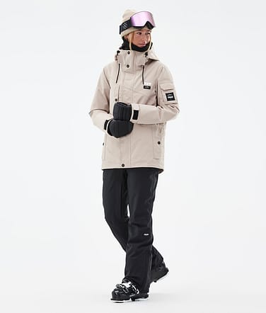 Adept W Ski Outfit Damen Sand/Black