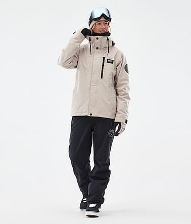 Blizzard W Full Zip スノーボードウェアセット レディース Sand/Black