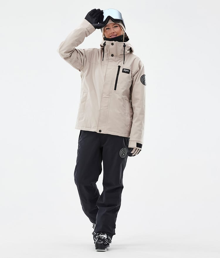 Blizzard W Full Zip Laskettelu Outfit Naiset Sand/Black, Image 1 of 2