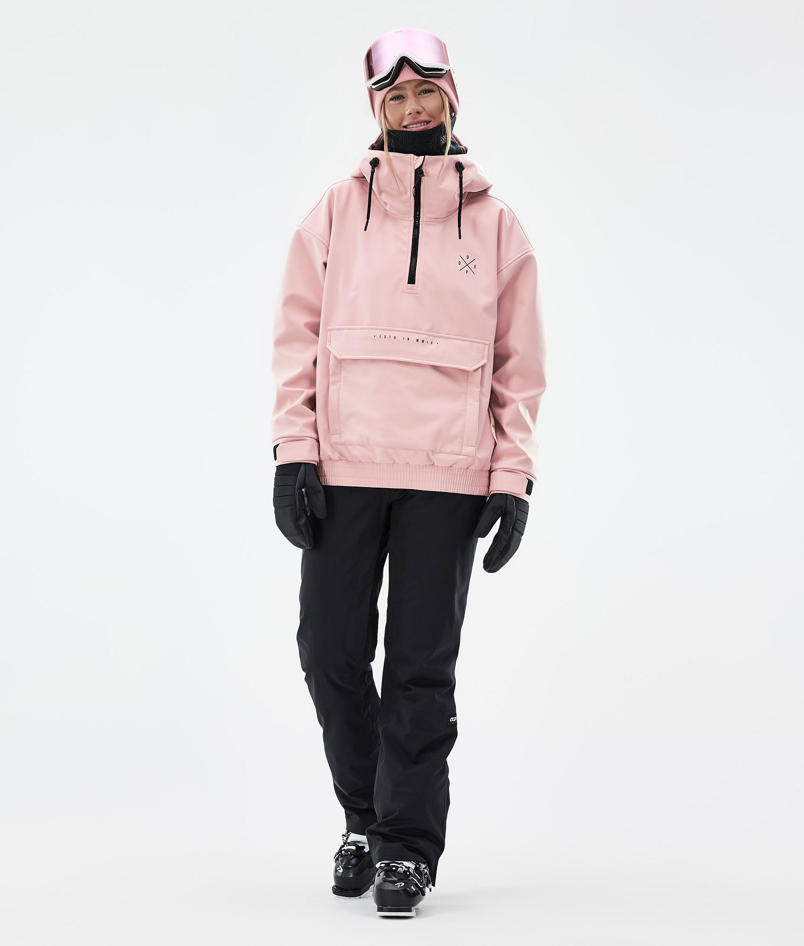 Cyclone W スキーウェアセット レディース Soft Pink/Black, Image 1 of 2